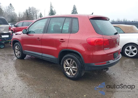 2012 Volkswagen Tiguan S from USA, damaged, VIN WVGAV7AX5CW091449